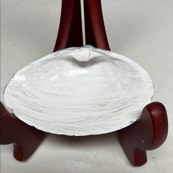 Hand Painted Colorful Seashell Decor - Picture 2 of 4